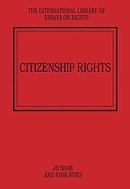 Book cover of: Citizenship Rights. By: Jo Shaw