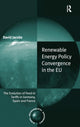 Book cover of: Renewable Energy Policy Convergence in the EU. By: David Jacobs