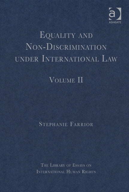 Book cover of: Equality and Non-Discrimination under International Law. By: Stephanie Farrior