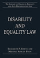 Book cover of: Disability and Equality Law. By: Elizabeth F. Emens
