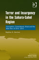 Book cover of: Terror and Insurgency in the Sahara-Sahel Region. By: Stephen Albert Harmon