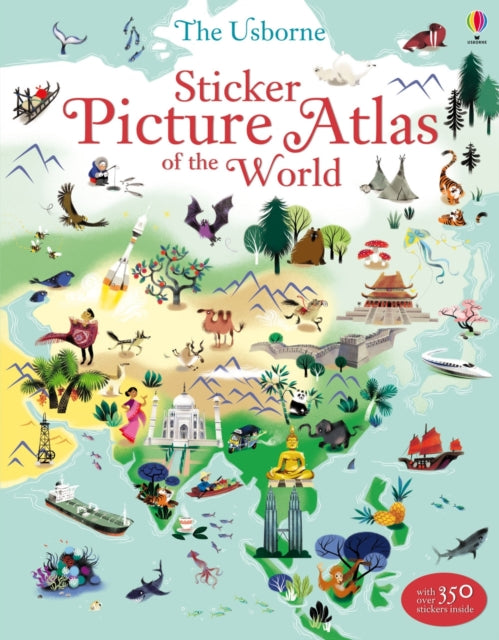 Sticker Picture Atlas of the World 9781409550013 Sam Lake