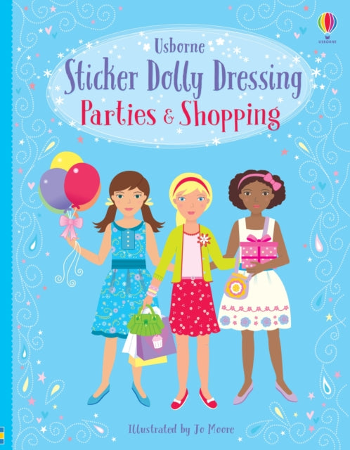 Book cover of: Sticker Dolly Dressing Parties & Shopping. By: WATT, FIONA