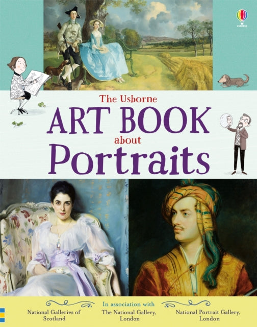 Book cover of: Art Book About Portraits. By: Rosie Dickins