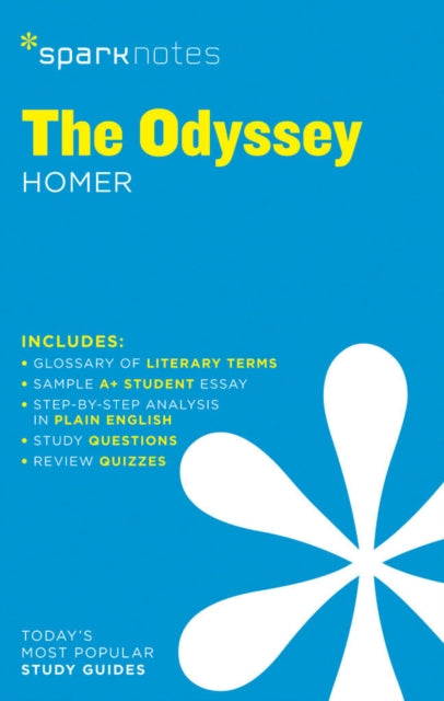 Book cover of: Odyssey SparkNotes Literature Guide. By: Όμηρος