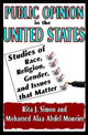 Book cover of: Public Opinion in the United States. By: Rita J. Simon