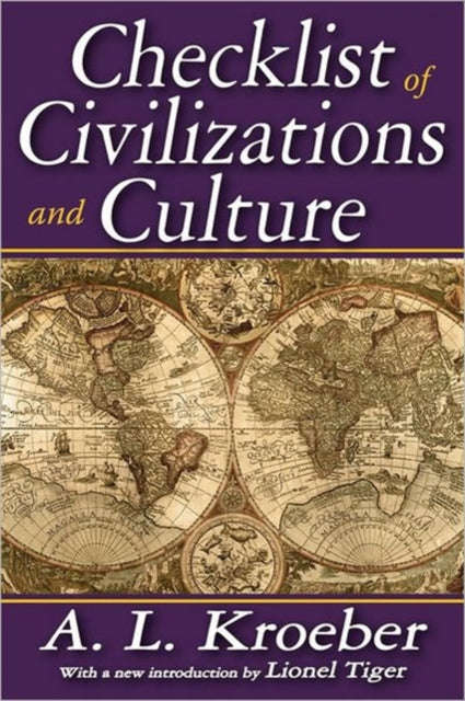 Book cover of: Checklist of Civilizations and Culture. By: A. L. Kroeber