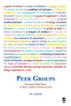 Book cover of: Peer Groups. By: Sunwolf Dr.