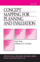 Book cover of: Concept Mapping for Planning and Evaluation. By: Mary Kane, Mary Kane Trochim