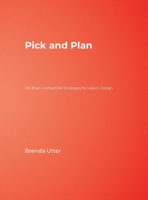 Book cover of: Pick and Plan. By: Brenda L. Utter, Brenda Utter
