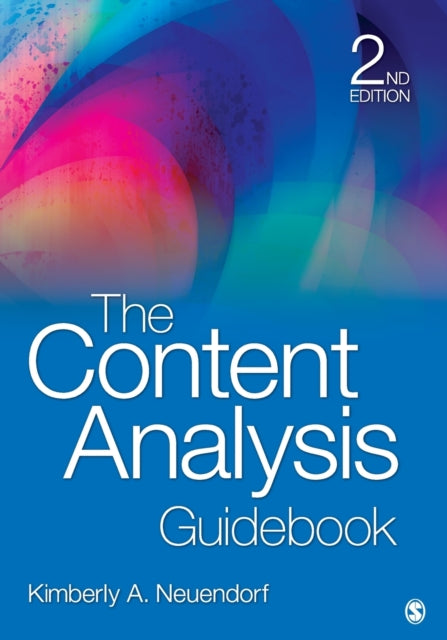 Book cover of: Content Analysis Guidebook. By: Kimberly A. Neuendorf