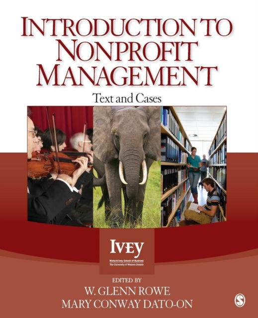 Book cover of: Introduction to Nonprofit Management. By: W. Glenn Rowe
