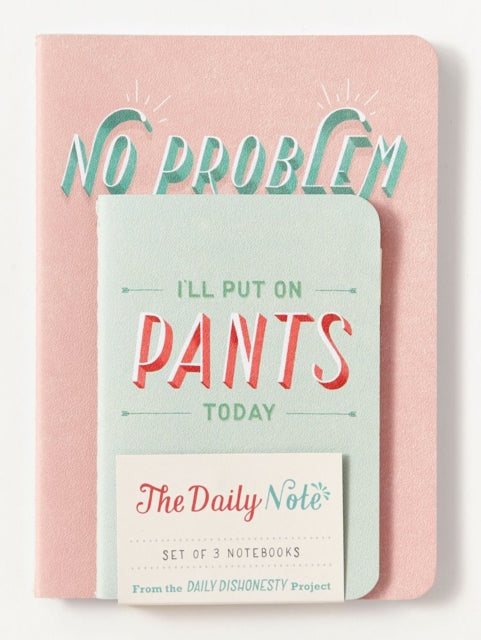 Book cover of: Daily Dishonesty: The Daily Note (Set of 3 Notebooks). By: Lauren Hom