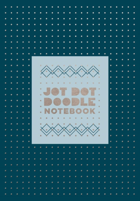 Jot Dot Doodle Notebook (Blue and Silver)