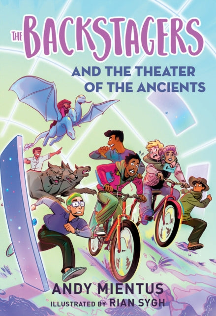 Book cover of: Backstagers and the Theater of the Ancients (Backstagers #2). By: Andy Mientus