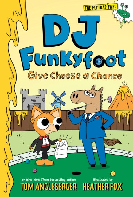 Book cover of: DJ Funkyfoot. By: Tom Angleberger