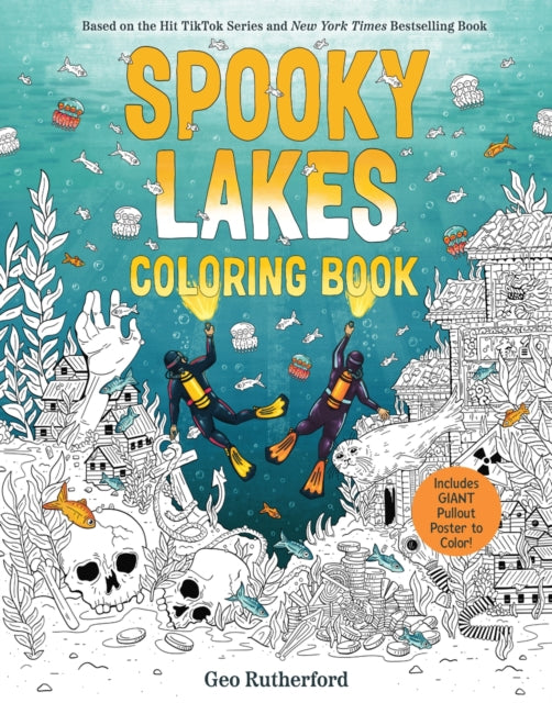 Book cover of: Spooky Lakes Coloring Book