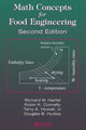 Book cover of: Math Concepts for Food Engineering. By: Richard W. Hartel