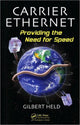 Book cover of: Carrier Ethernet. By: Gilbert Held