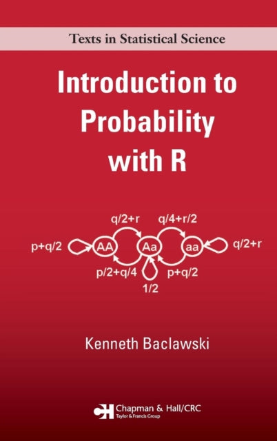 Book cover of: Introduction to Probability with R. By: Kenneth P. Baclawski