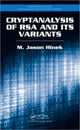 Book cover of: Cryptanalysis of RSA and Its Variants. By: M. Jason Hinek