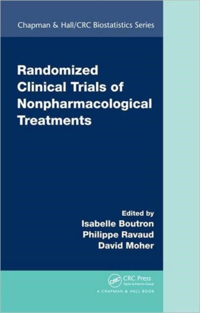 Book cover of: Randomized Clinical Trials of Nonpharmacological Treatments. By: Isabelle Boutron