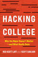Book cover of: Hacking College. By: Ned Scott Laff