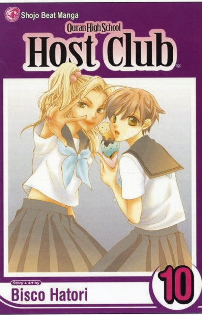 Book cover of: Ouran High School Host Club, Vol. 10. By: Bisco Hatori