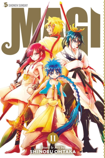Book cover of: Magi: The Labyrinth of Magic, Vol. 11. By: Shinobu Ōtaka
