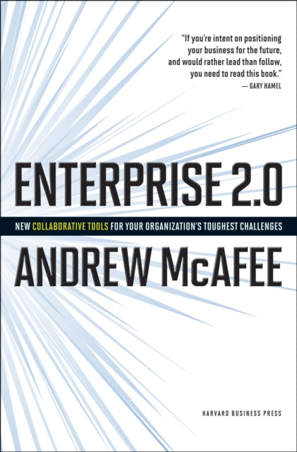Book cover of: Enterprise 2.0. By: Andrew McAfee