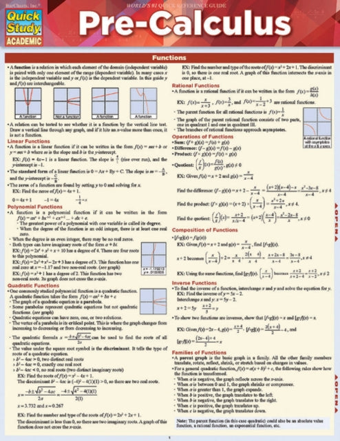 Book cover of: Pre - Calculus. By: Ken Yablonsky