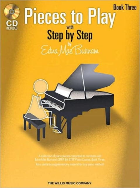 Book cover of: Pieces to Play - Book 3 with CD