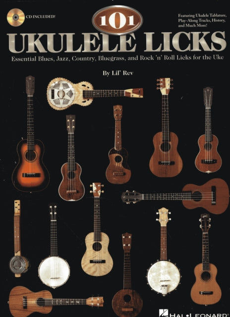 Book cover of: 101 Ukulele Licks