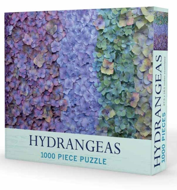 Book cover of: 1000-piece puzzle: Hydrangeas