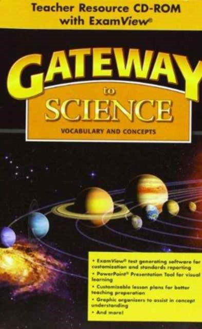 Book cover of: Gateway to Science: Teacher Resource CD-ROM with ExamView® and  Classroom Presentation Tool