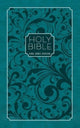 Book cover of: KJV Holy Bible Zip Turquoise. By: BroadStreet Publishing