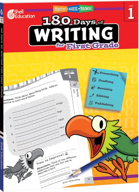 Book cover of: 180 Days™: Writing for First Grade. By: Jodene Smith