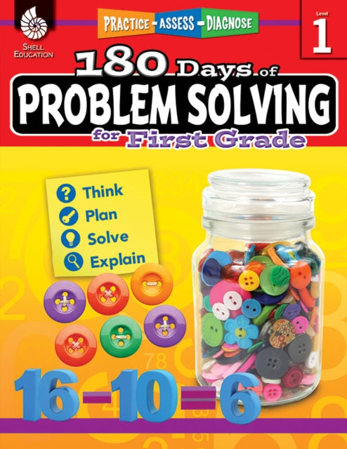 Book cover of: 180 Days™: Problem Solving for First Grade. By: Kristy Stark