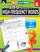Book cover of: 180 Days™: High-Frequency Words for Kindergarten. By: Jesse Hathaway