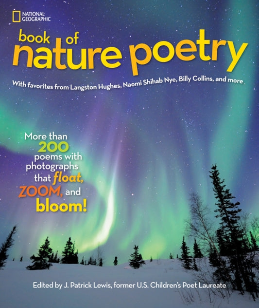 Book cover of: National Geographic Kids Book of Nature Poetry. By: J. Patrick Lewis