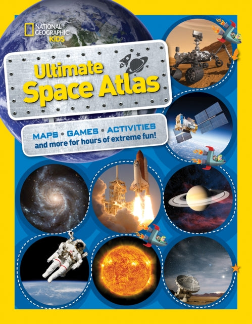 Book cover of: National Geographic Kids Ultimate Space Atlas. By: Carolyn DeCristofano