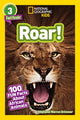 Book cover of: National Geographic Kids Readers: Roar! 100 Fun Facts About African Animals. By: Stephanie Warren Drimmer