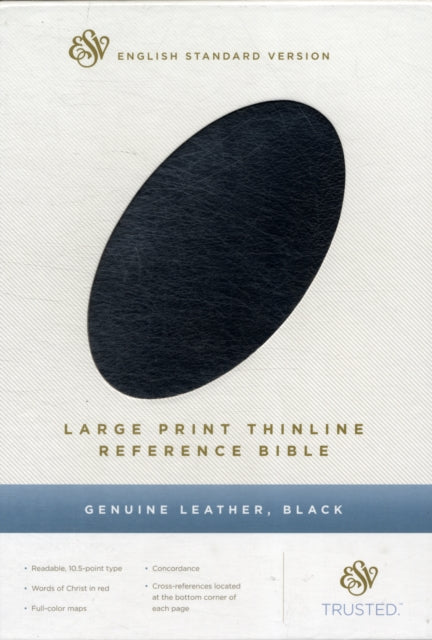 Book cover of: ESV Large Print Thinline Reference Bible