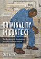 Book cover of: Criminality in Context. By: Craig Haney