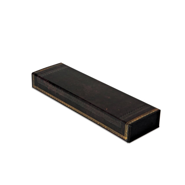 Book cover of: Black Moroccan (Old Leather Collection) Pencil Case. By: Paperblanks