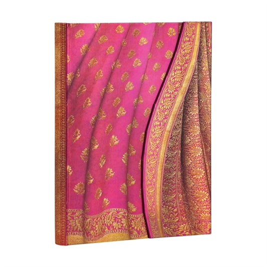 Book cover of: Gulabi (Varanasi Silks and Saris) Midi Lined Hardcover Journal. By: Paperblanks