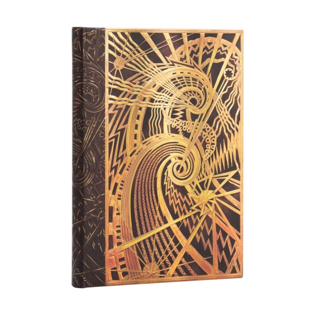Book cover of: Chanin Spiral (New York Deco) Midi Lined Hardcover Journal. By: Paperblanks