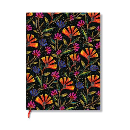 Book cover of: Wild Flowers (Playful Creations) Midi Hardback Address Book (Elastic Band Closure). By: Paperblanks