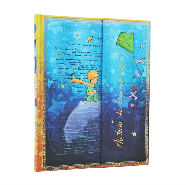Book cover of: Saint-Exupery, The Little Prince (Embellished Manuscripts Collection) Ultra Unlined Hardcover Journal (Wrap Closure)