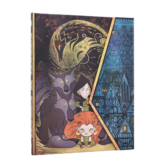 Book cover of: WolfWalkers (Irish Folklore Trilogy) Ultra Lined Hardcover Journal (Wrap Closure)